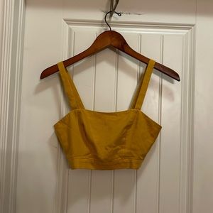 Los Angeles Atelier size 2 yellow halter top